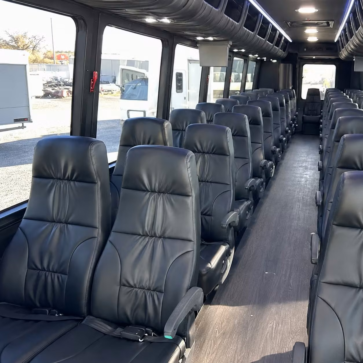 25 passenger minibus inside