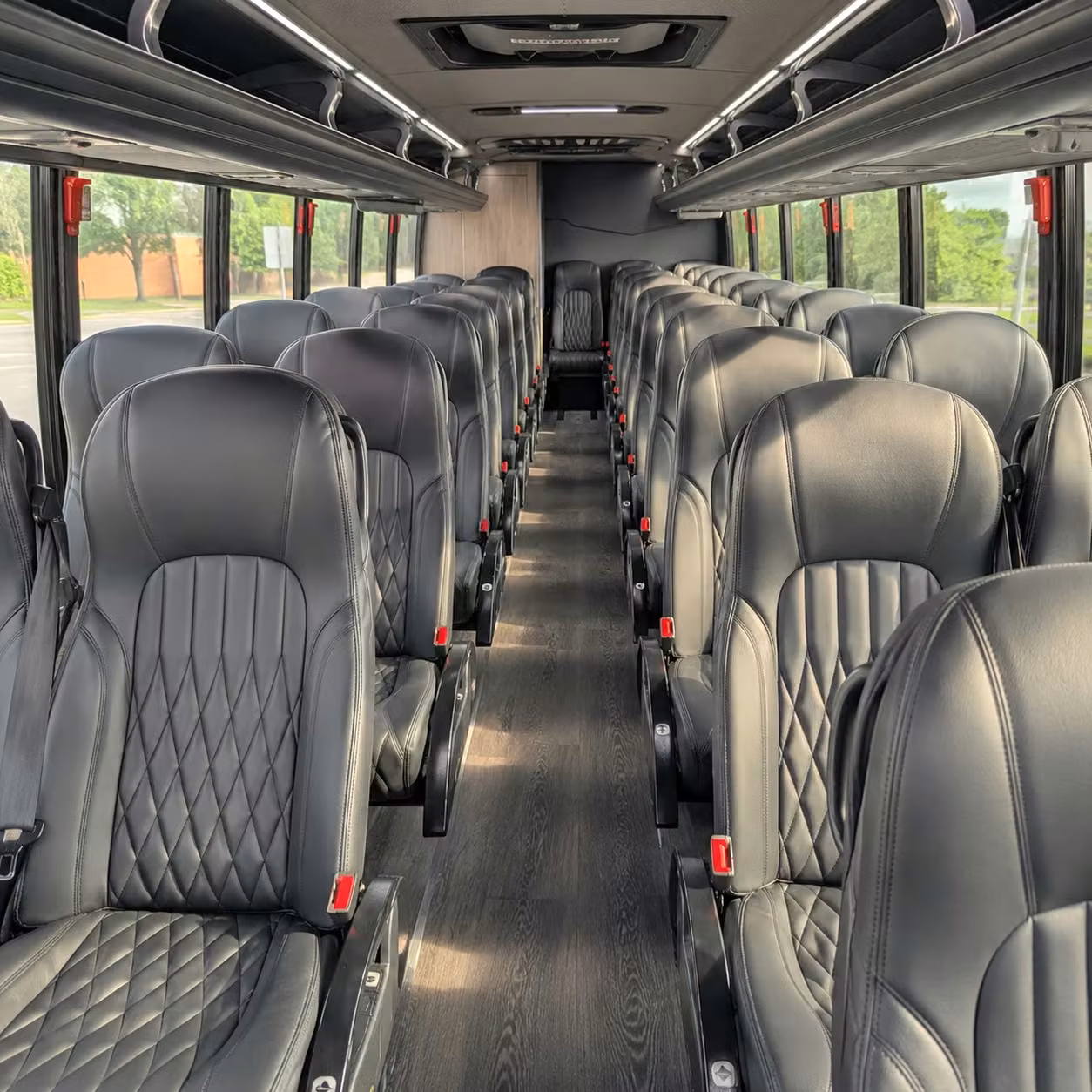 28 passenger minibus inside