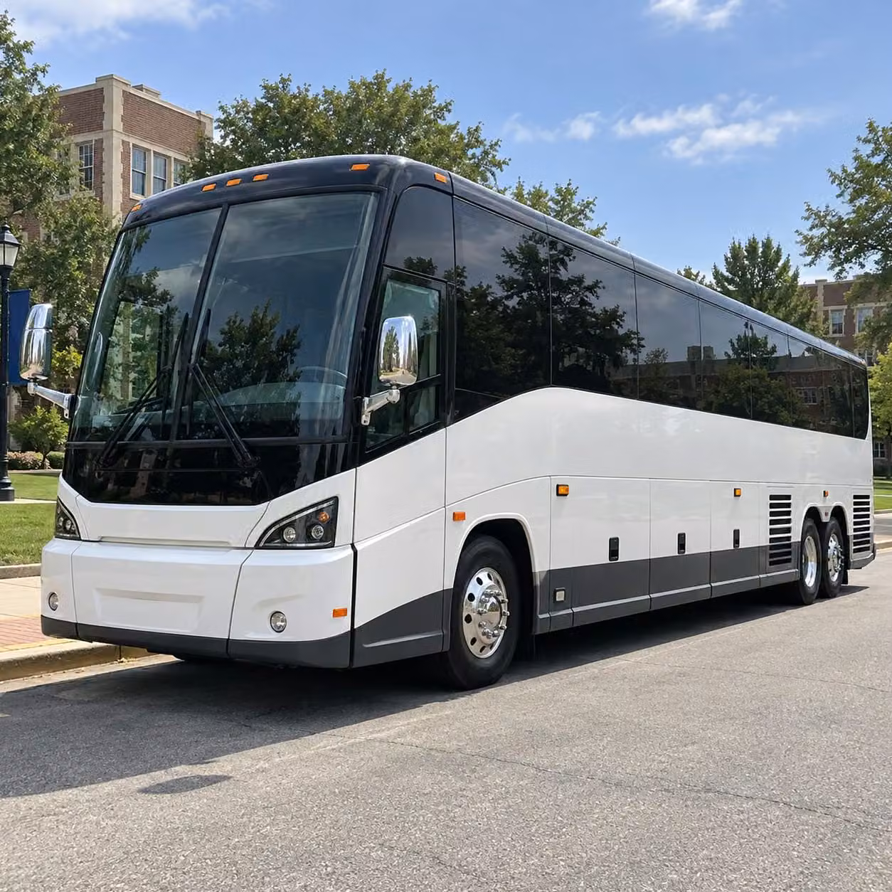 let a charter bus handle the drive from downey hotels to your wedding venue